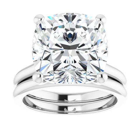 Anillo Solitario Redondo, Oval, Emerald o Cushion