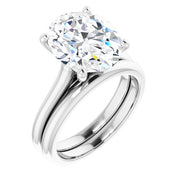 Anillo Solitario Redondo, Oval, Emerald o Cushion