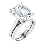Anillo Solitario Redondo, Oval, Emerald o Cushion