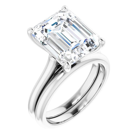 Anillo Solitario Redondo, Oval, Emerald o Cushion