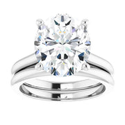 Anillo Solitario Redondo, Oval, Emerald o Cushion