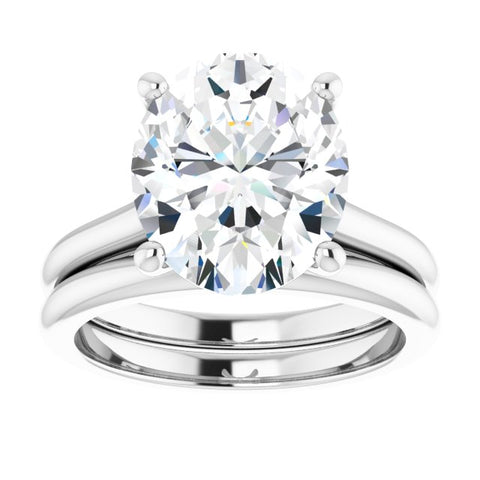 Anillo Solitario Redondo, Oval, Emerald o Cushion