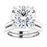 Anillo Solitario Redondo, Oval, Emerald o Cushion
