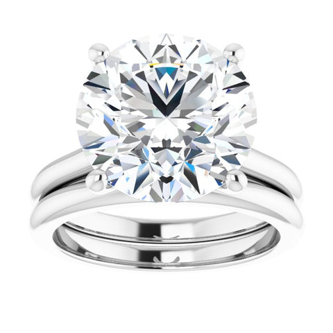 Anillo Solitario Redondo, Oval, Emerald o Cushion